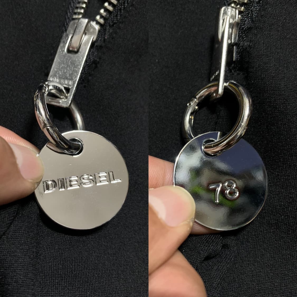 DIESEL 디젤 지퍼-디테일 브리프 레깅스 상품이미지6