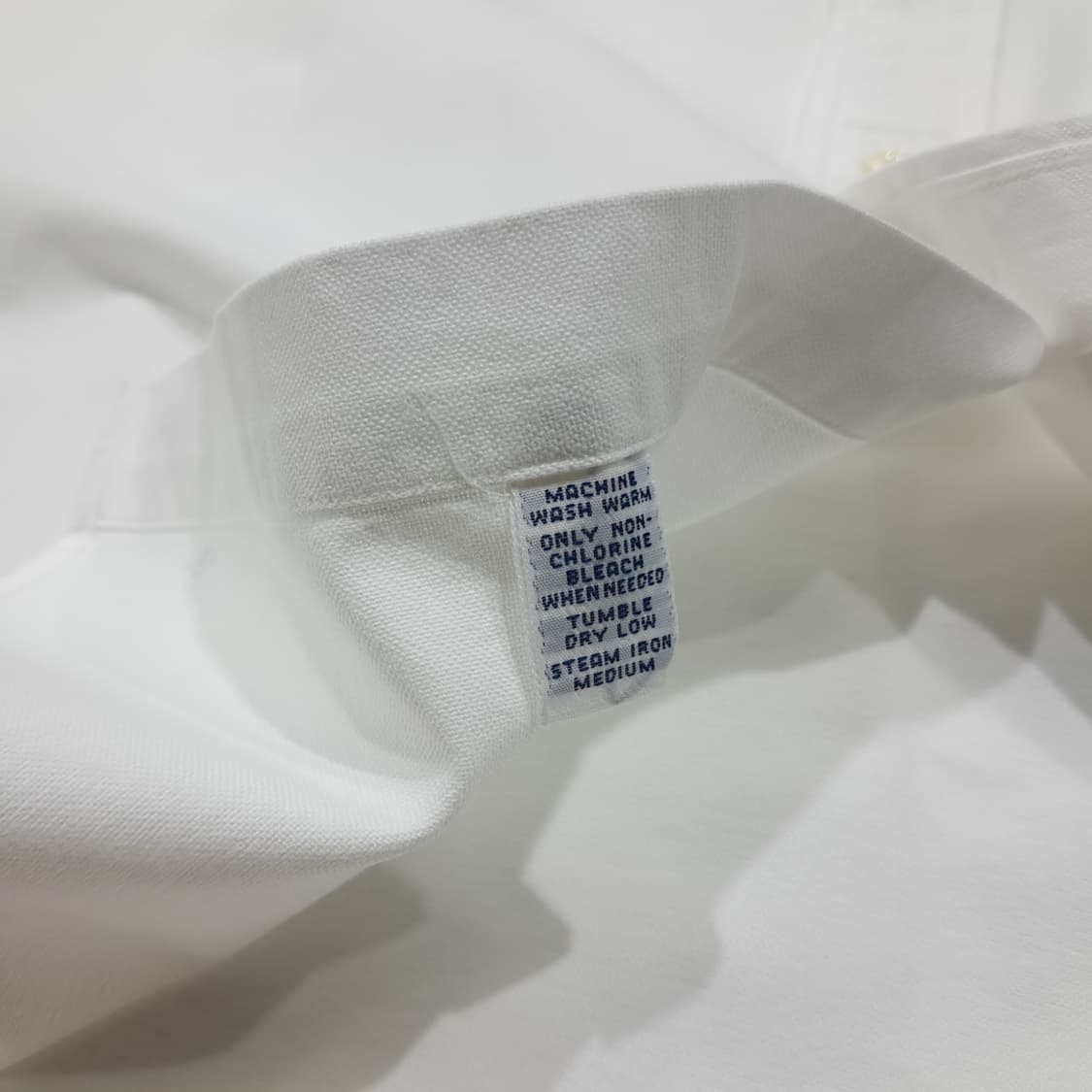 CL755 XL 폴로 90s 멀티포니 화이트 빅셔츠 남방 상품이미지5