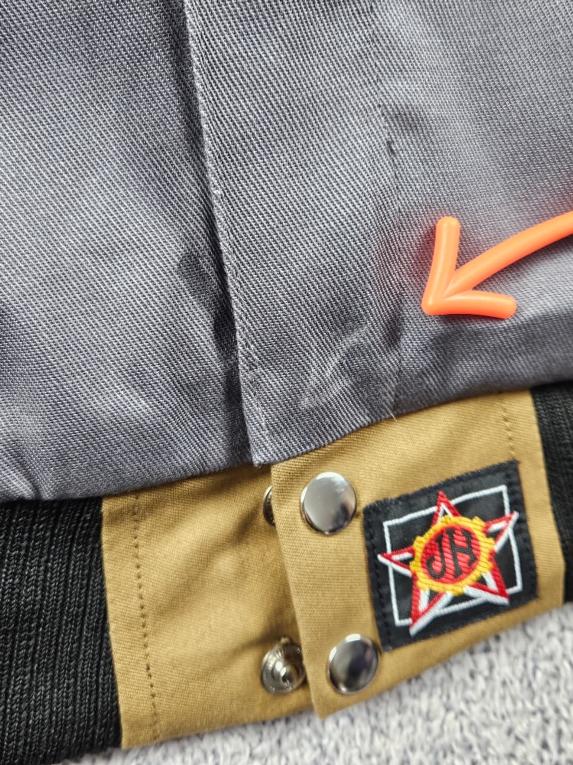 JH 리메이크 패치 미키 레이싱 자켓 ( L ) / 11198 상품이미지7