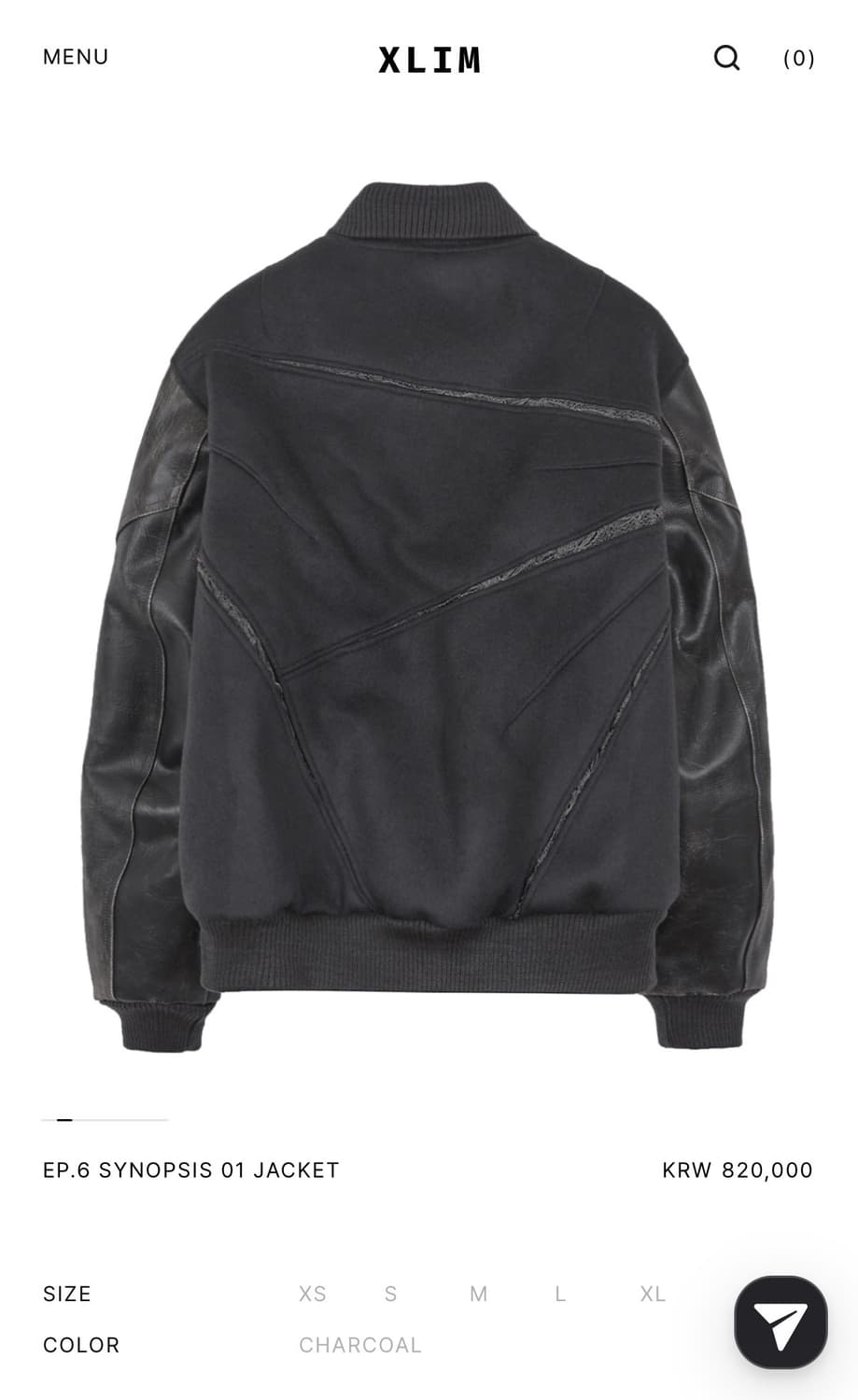 xlim EP.6 SYNOPSIS 01 JACKET 바시티 자켓 S 상품이미지1