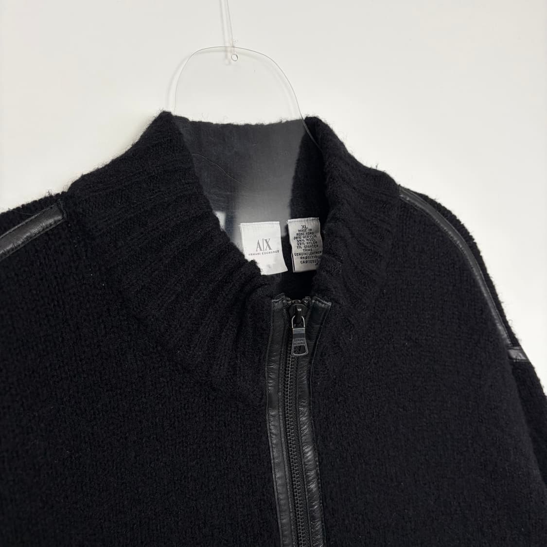 아르마니 익스체인지 니트 집업 가디건 상품이미지2