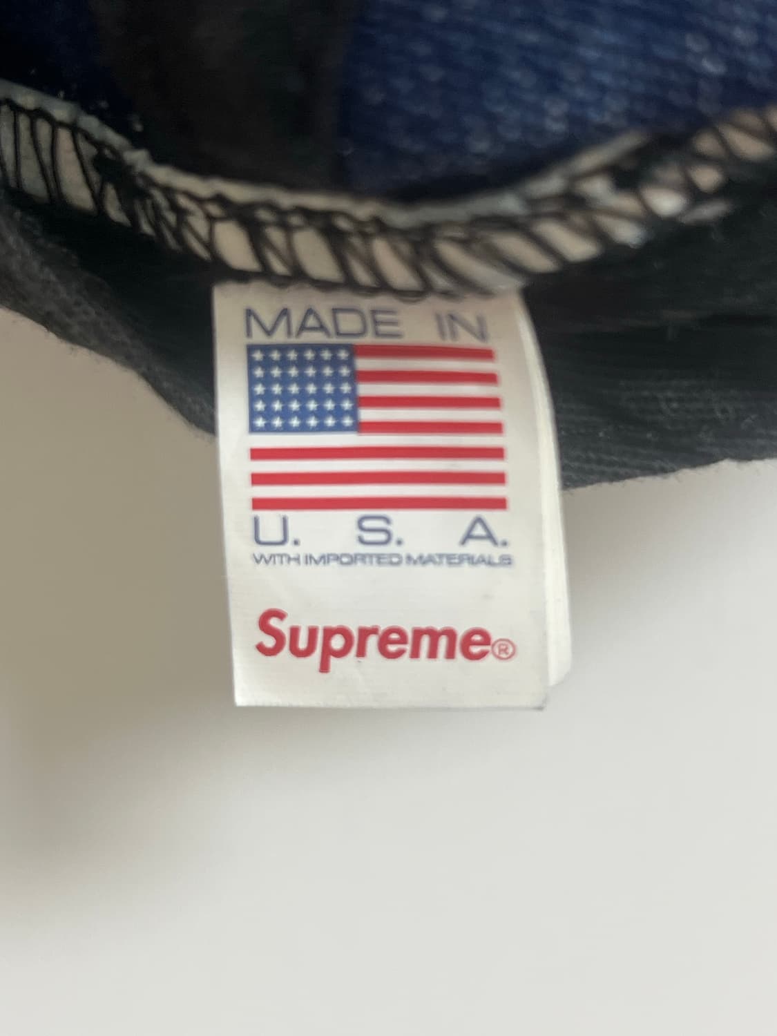 슈프림 코듀라 데님 스몰박스 24SS 볼캡 판매합니다! 상품이미지4