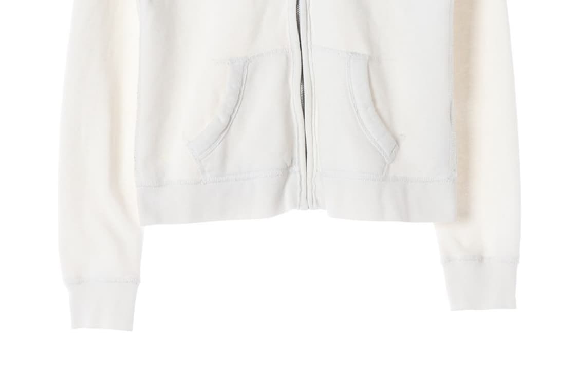 홀리스터 빈티지 화이트 스펠로고 기모 후드집업 S 상품이미지5