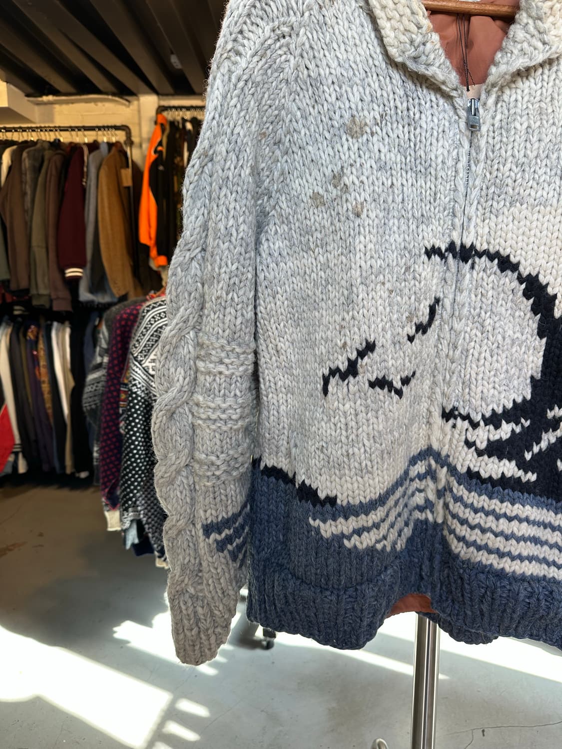 캐나다 헤비 울 코위찬 스웨터 상품이미지4