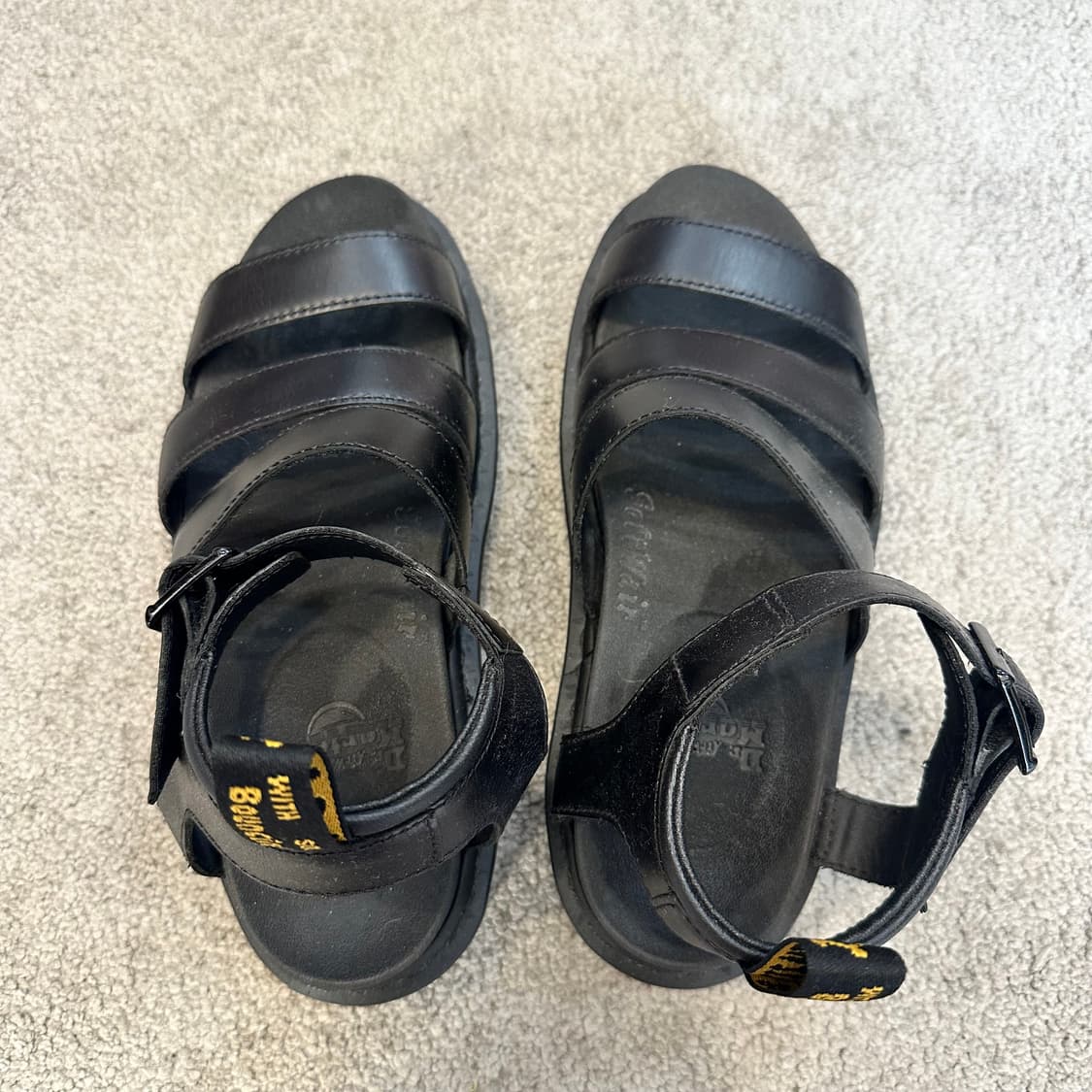 닥터마틴 블레어 블랙 블란도 가죽 스트랩 샌들240 상품이미지4