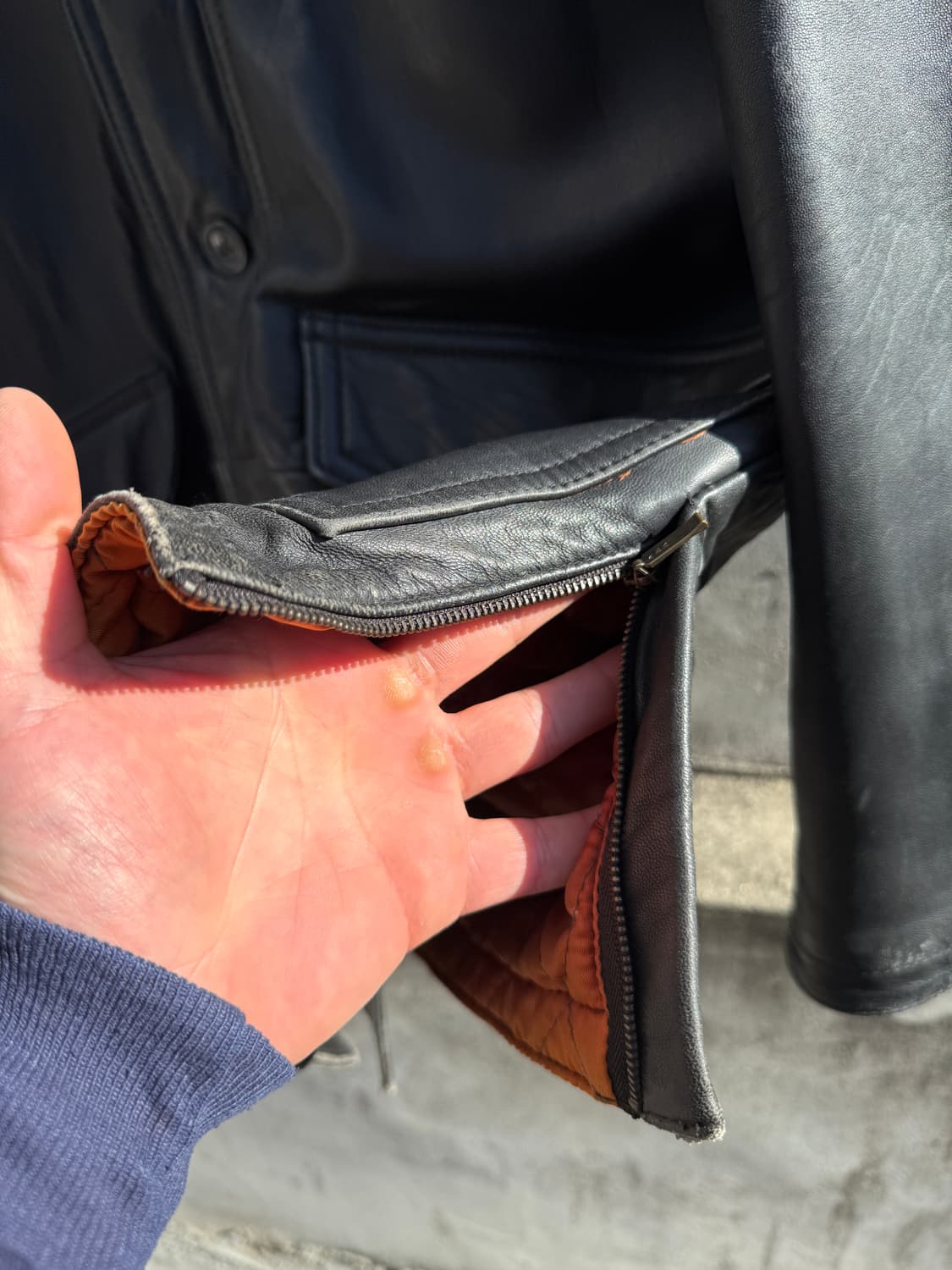 올립 양가죽 카코트 M(XL) 상품이미지10