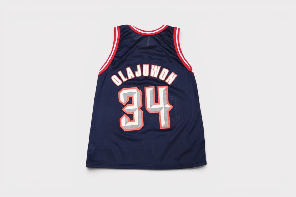 [S] 90's 챔피온 NBA 휴스턴 로키츠 하킴 올라주원 스윙맨 유니폼 상품이미지6