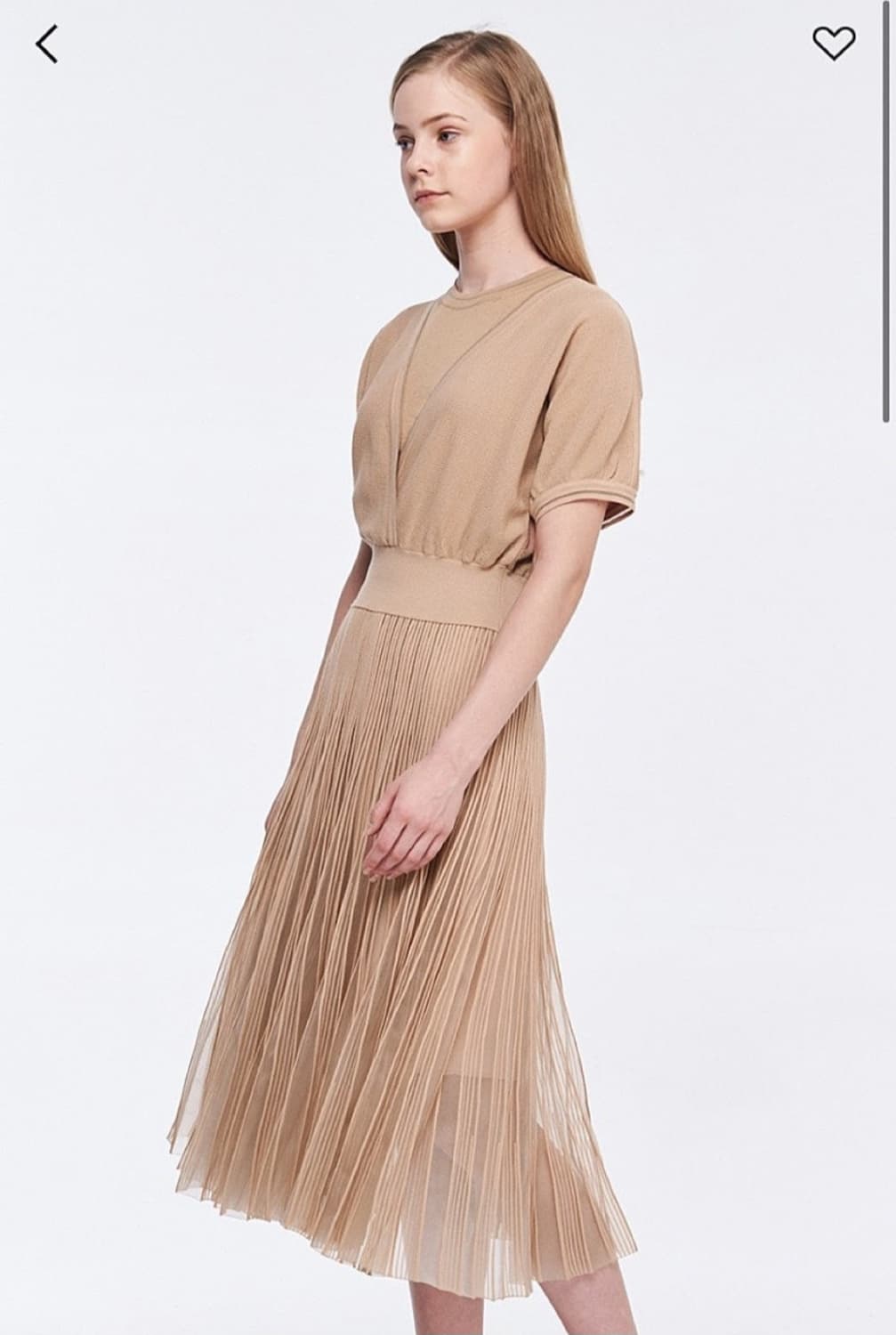 마인 번아웃 튤블록 니트 원피스 프리사이즈 상품이미지1