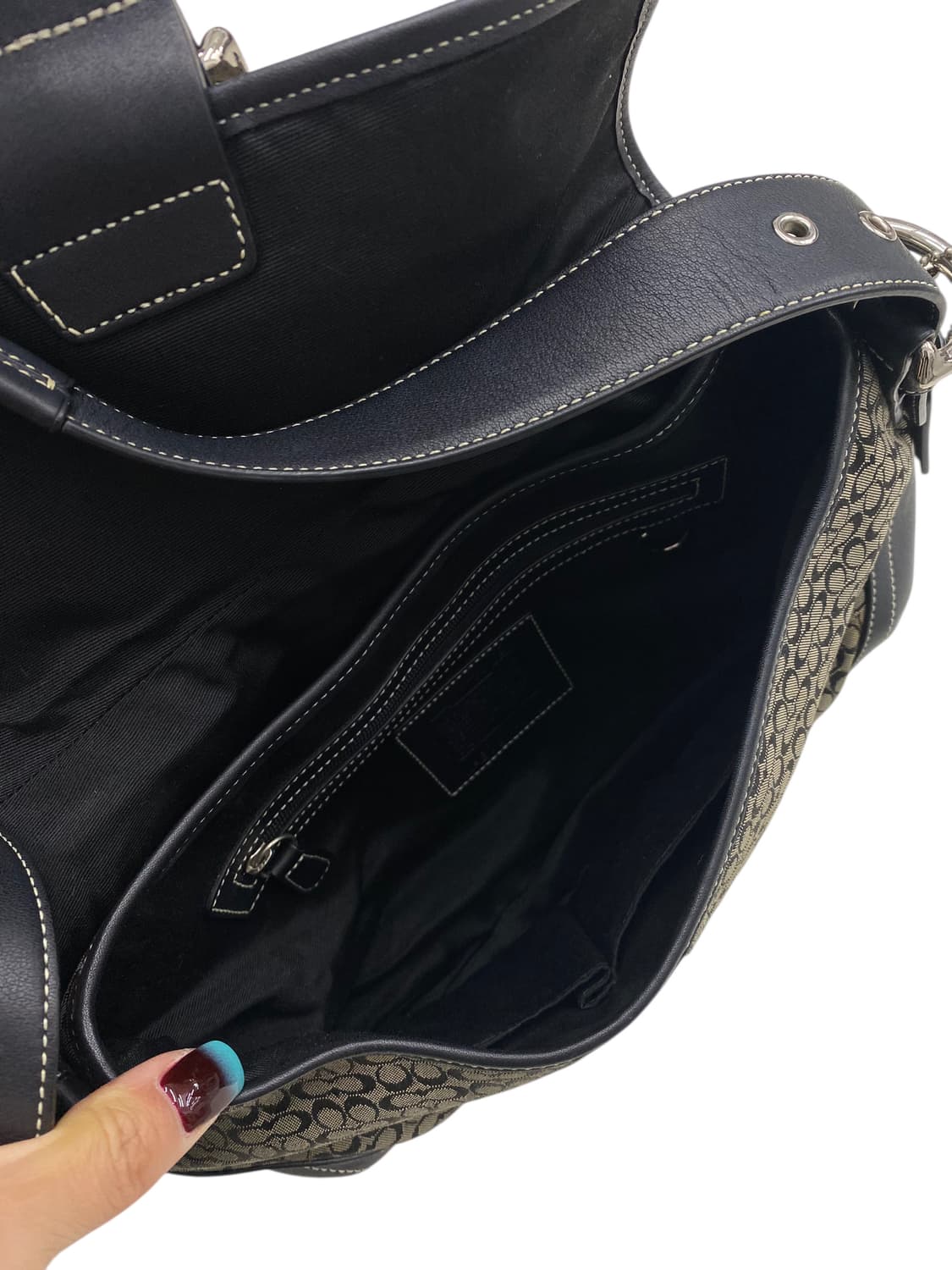 코치 y2k 패브릭숄더백 상품이미지4