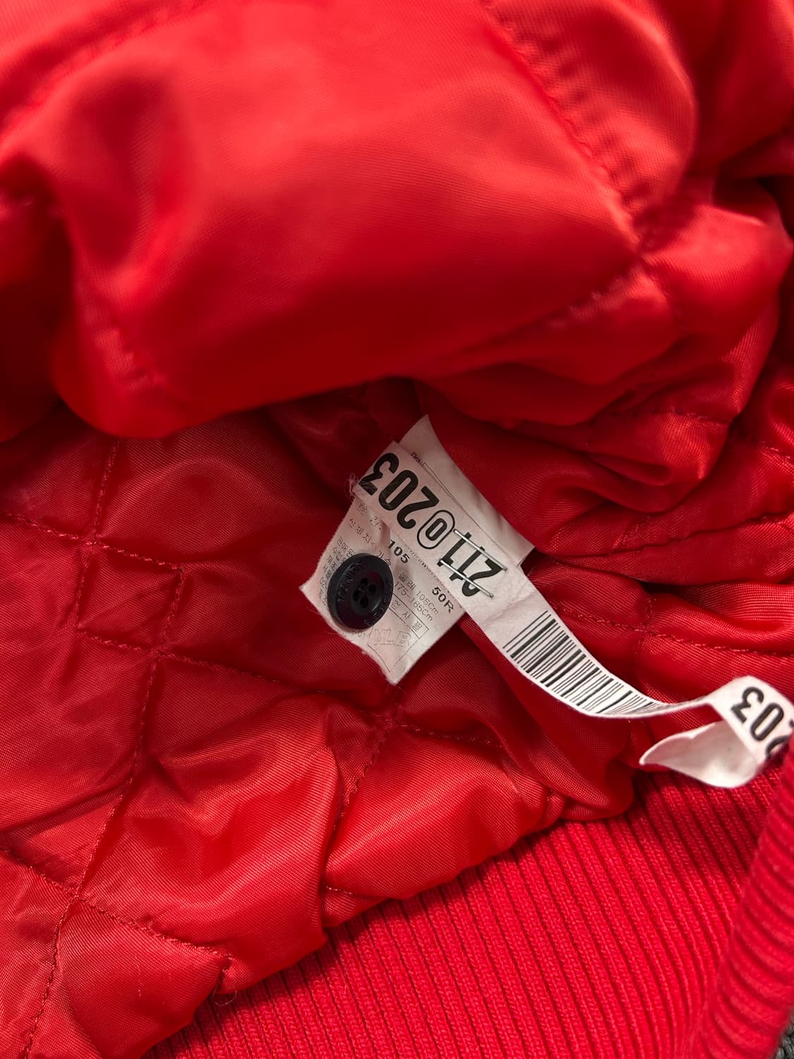 MLB 뉴욕 양키스 코튼 스타디움 후드 자켓 XL 상품이미지7