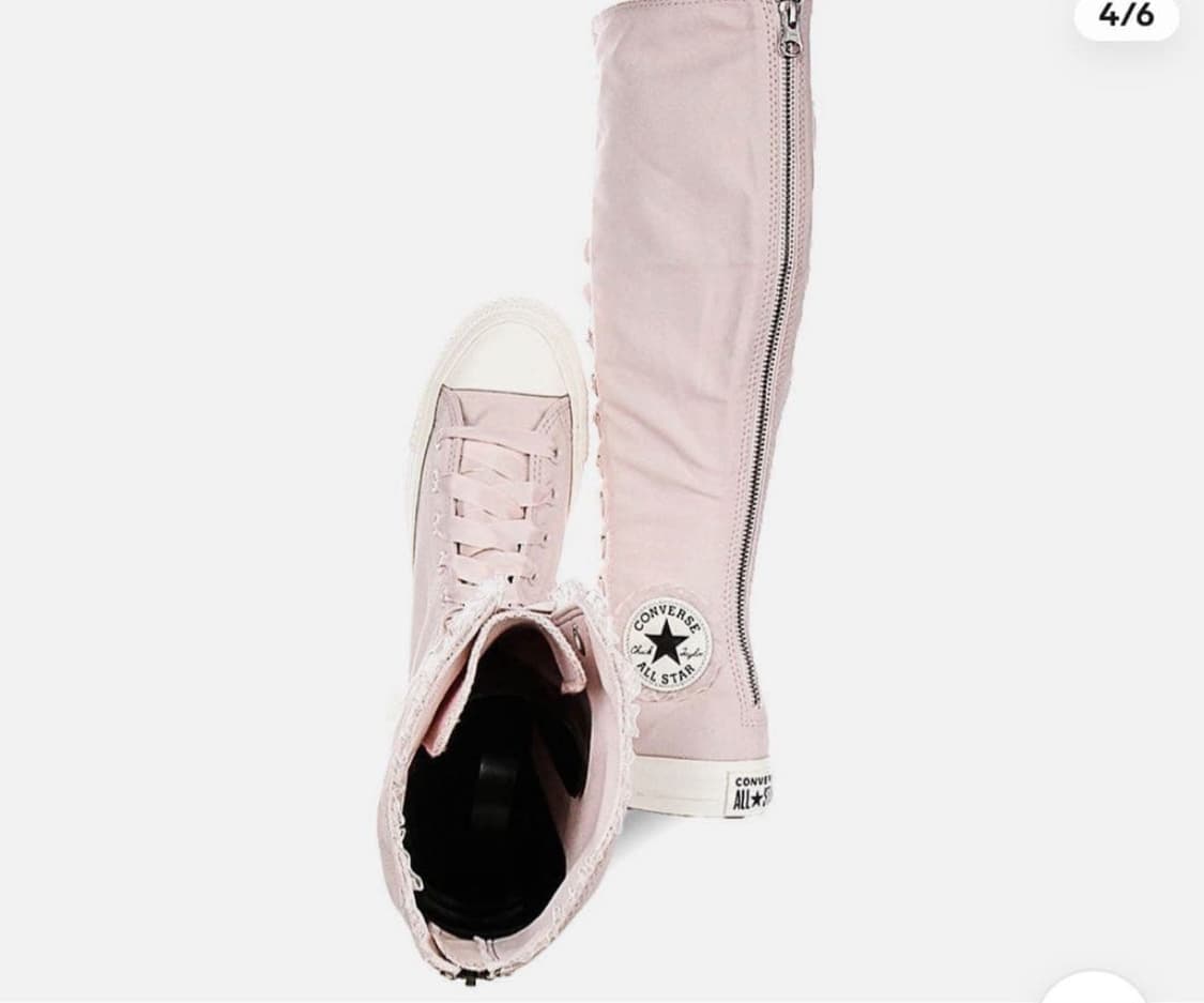 컨버스 척테일러  올스타 니하이 레이스업  핑크롱부츠 상품이미지1
