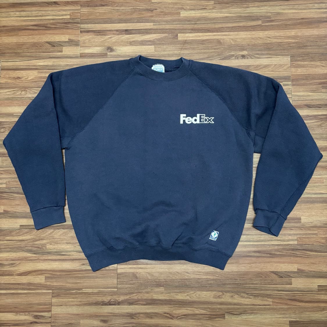 미제 90s 빈티지 FedEx 페덱스 네이비 discus 스웻셔츠 맨투맨 상품이미지1