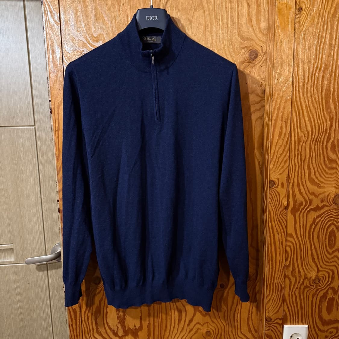 로로피아나 캐시미어 반 집업 니트  상품이미지2