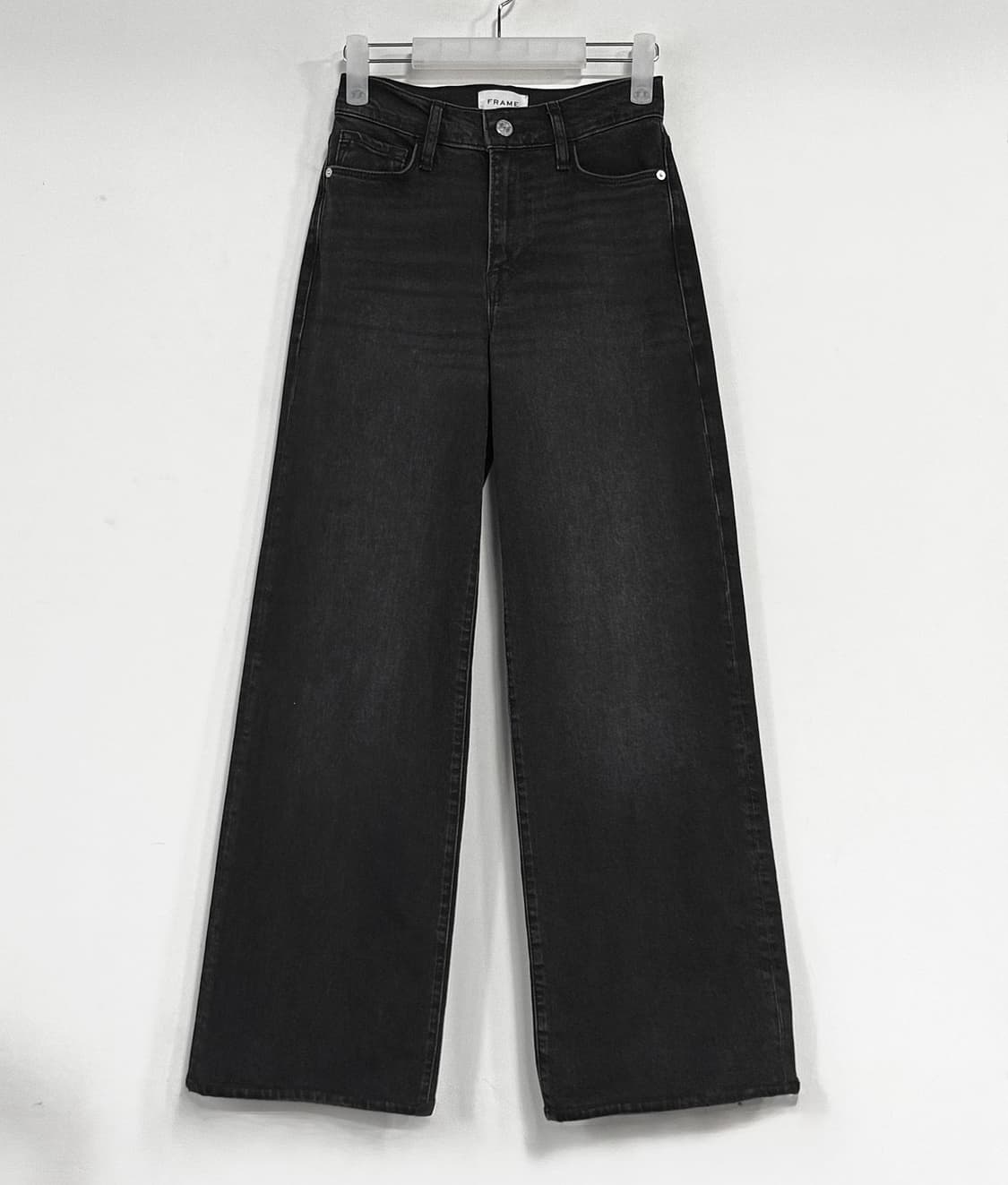 프레임 르 슬림 팔라쪼 블랙 데님 진 (24) 상품이미지3