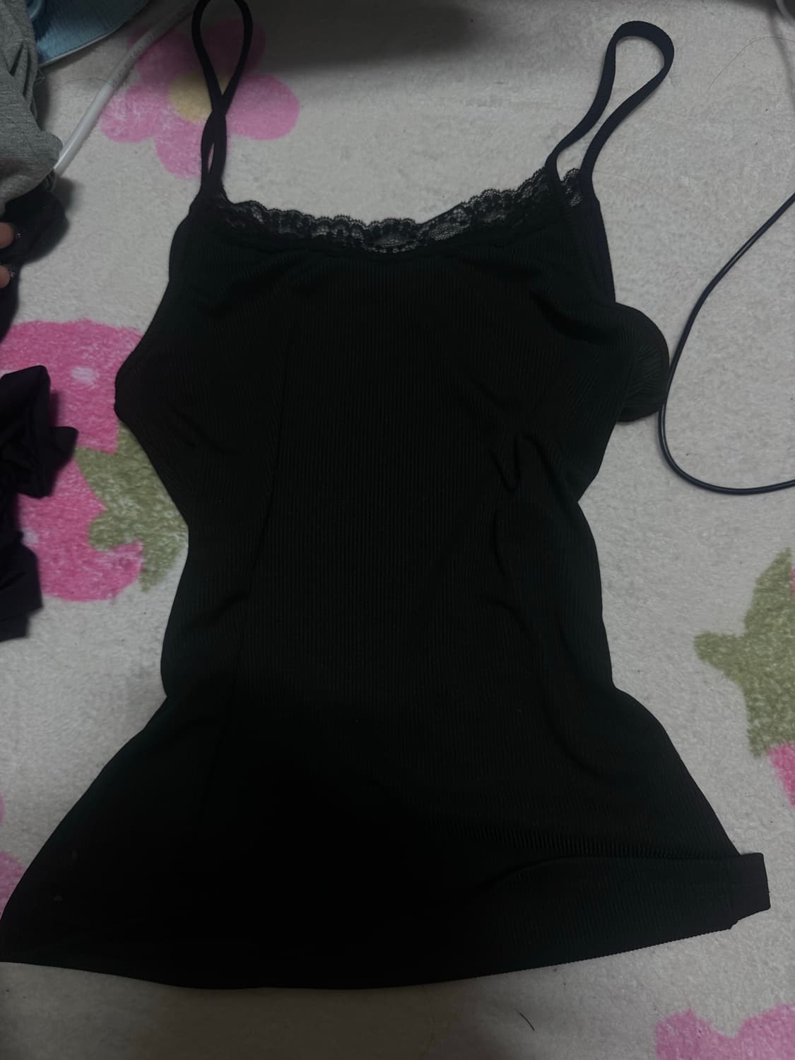 갸루빈티지 섹시 레이스 나시 상품이미지1