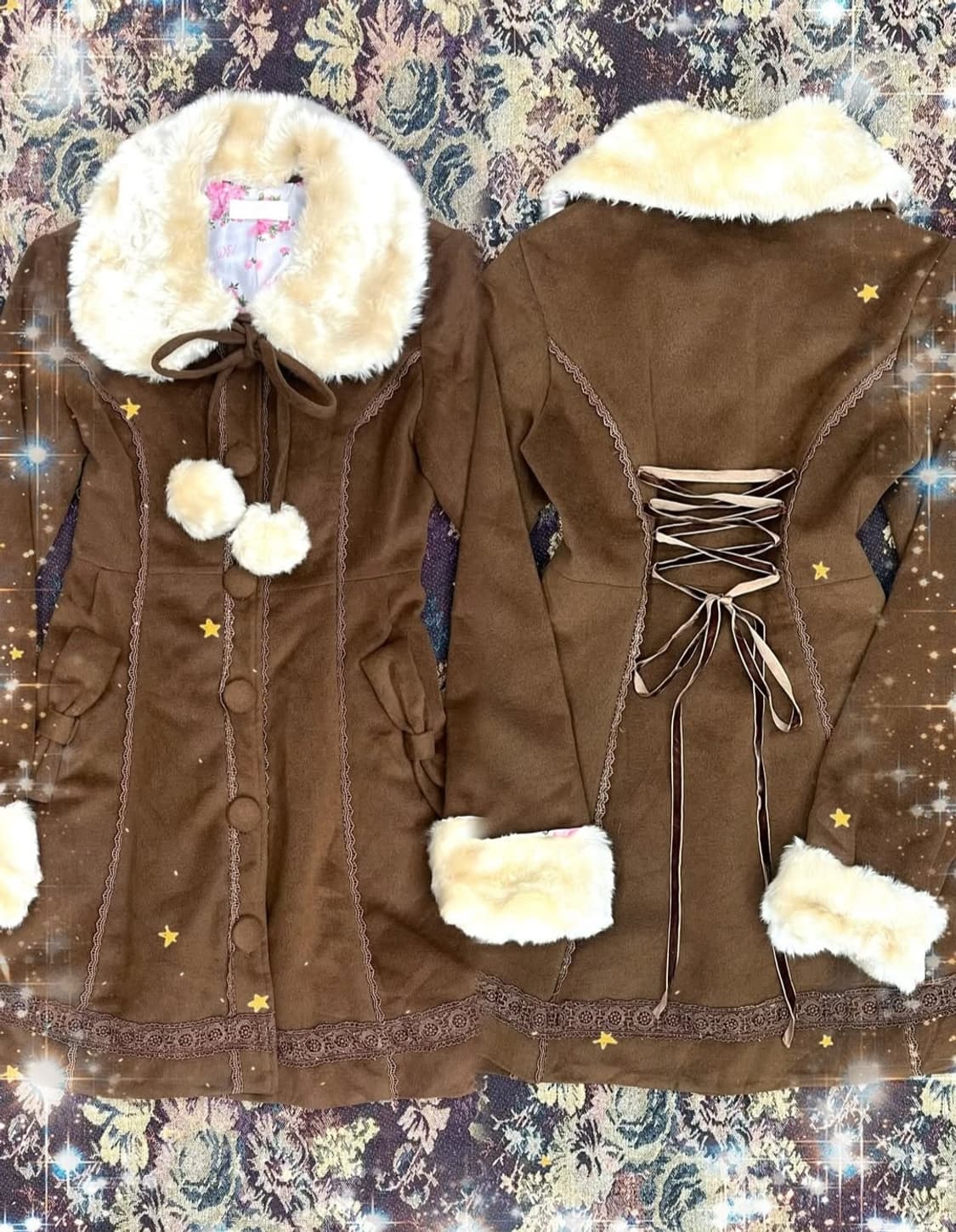 디어리 라떼갸루 브라운 코트 리즈리사  상품이미지1