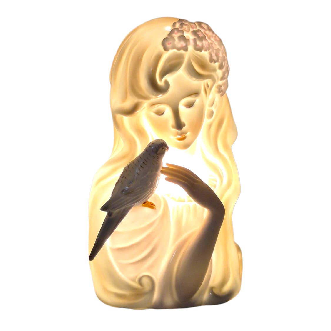 60s 앤틱 가토 공예 귀부인 포셀린 조명 상품이미지9