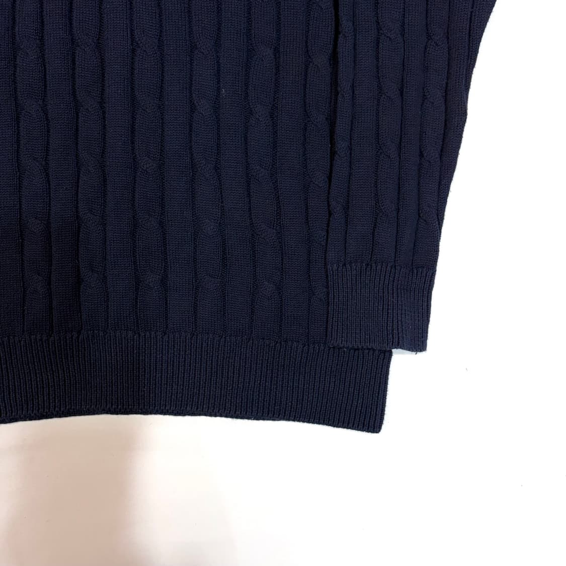 폴로 랄프로렌 네이비 케이블 니트 (L) 상품이미지4
