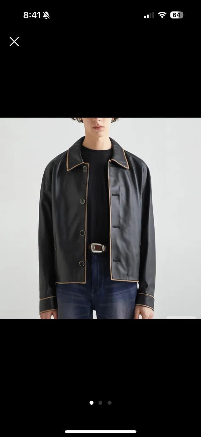 (새상품)로파이 LOFI 남자 가죽자켓 XL 사이즈 상품이미지1
