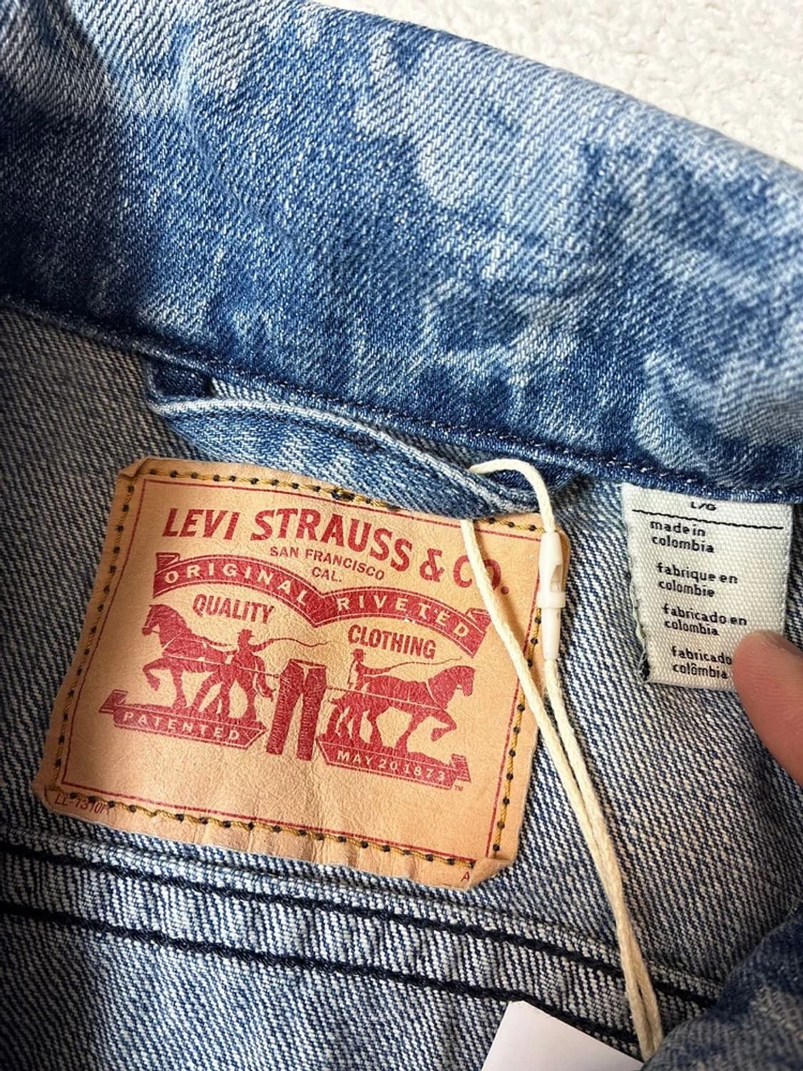 리바이스 00's 플로랄 데님 트러커 자켓 PN7953 상품이미지8