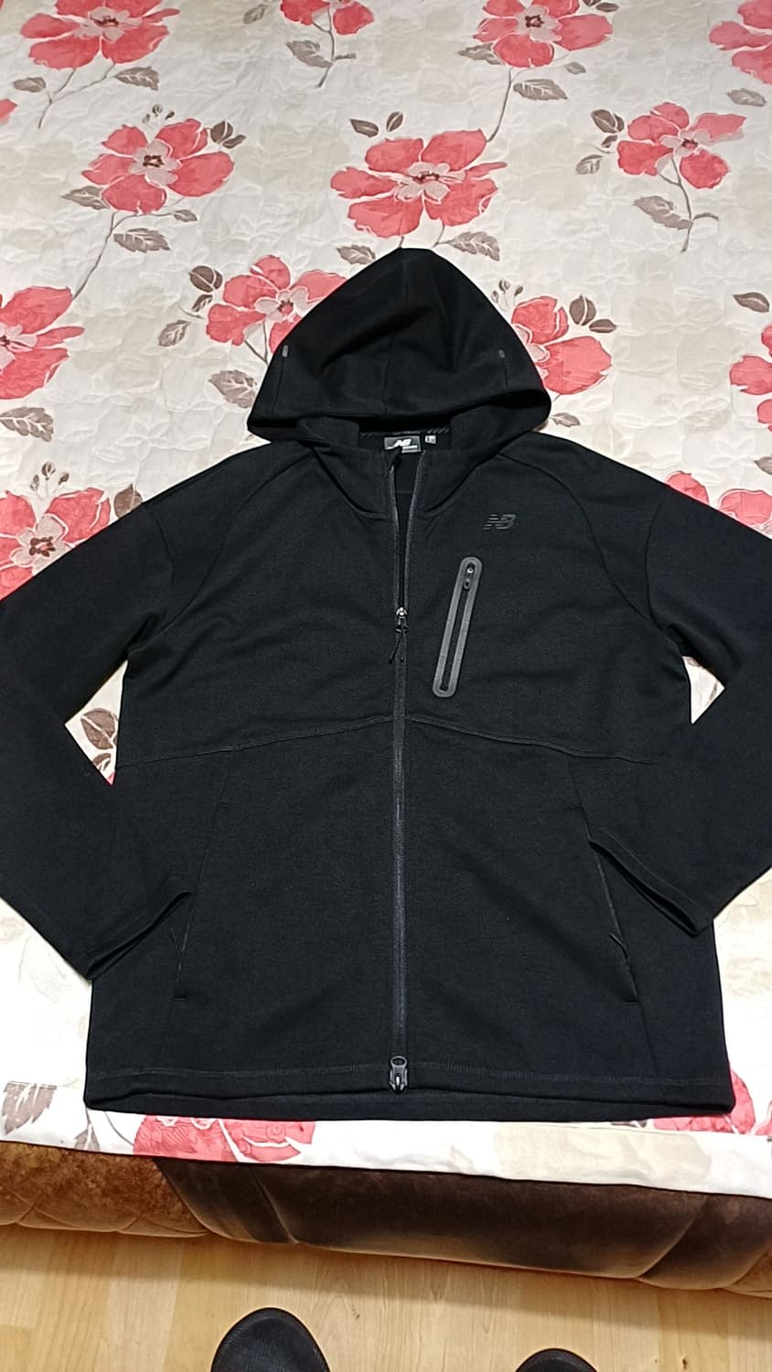 뉴발란스 오버핏 춘추용후드집업 100 가슴57 기장71 상품이미지1