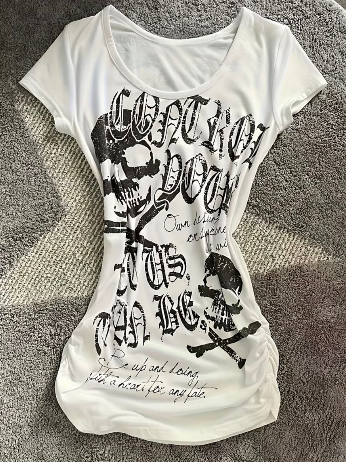 [M] Y2K 고딕 빈티지 펑크 티셔츠 상품이미지1