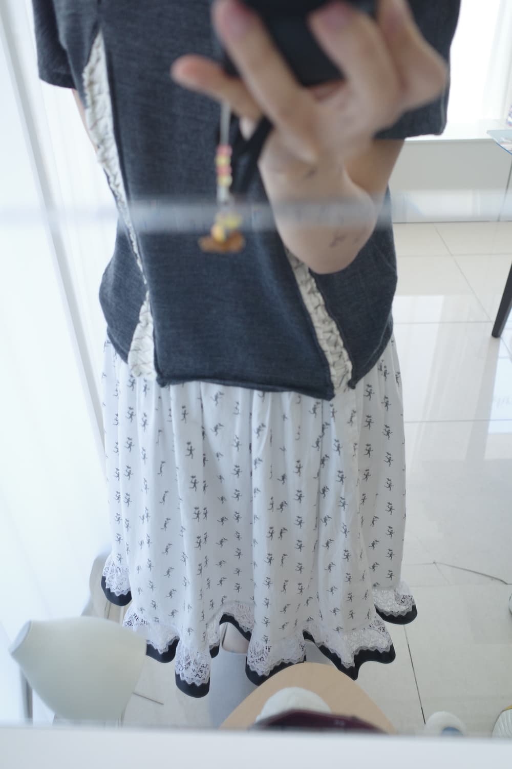 Umbrella man lace skirt 상품이미지4