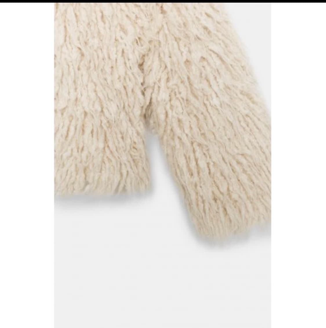 자라 브러시드 프린지 니트재킷 상품이미지3