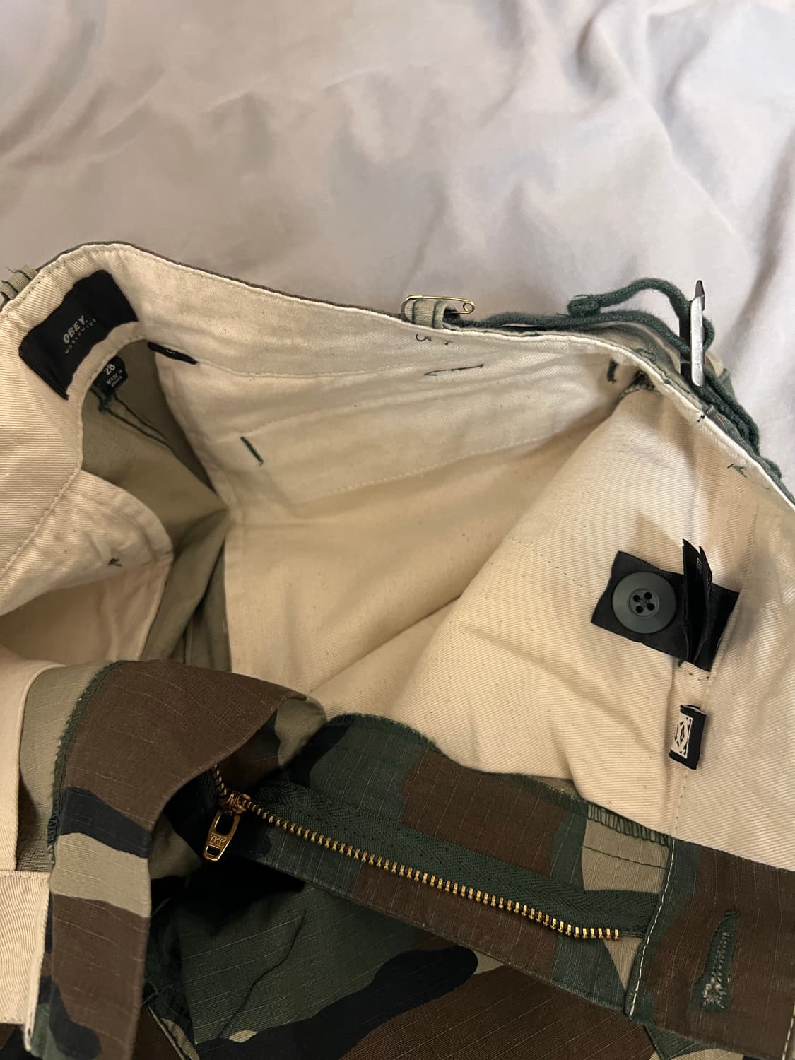 오베이 obey 카모 카고바지 28 상품이미지3