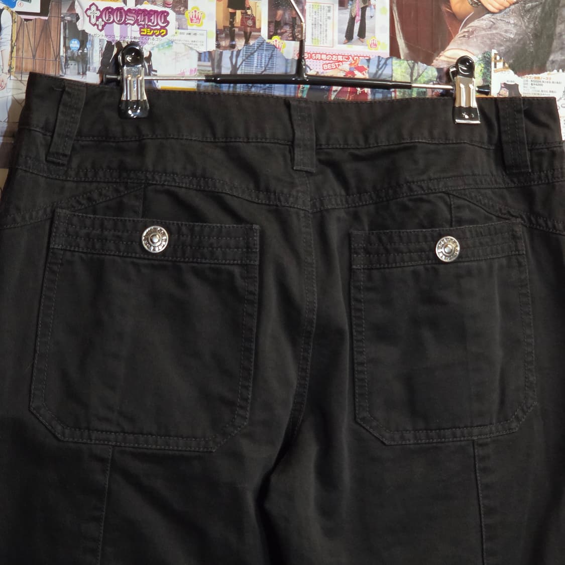 빈티지 블랙 멀티포켓 카고 팬츠 상품이미지7