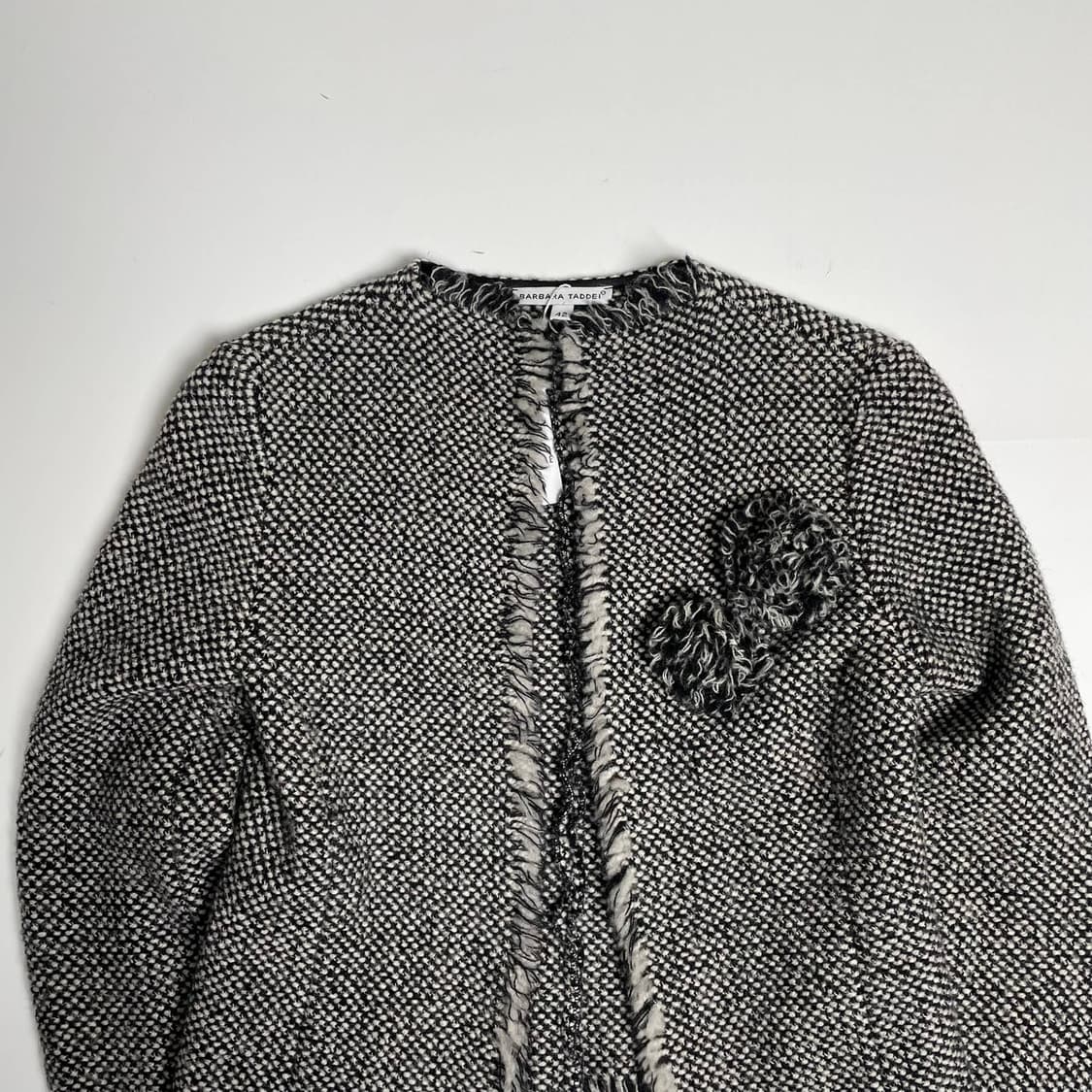 Barbara taddei 울 블렌드 트위드 자켓 (italy)    상품이미지2