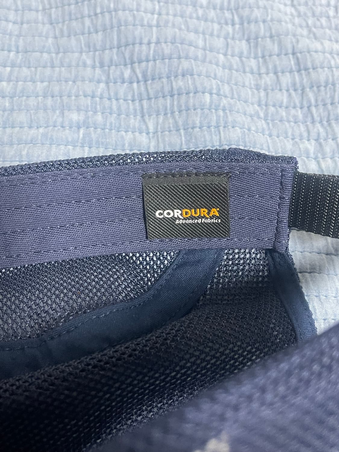 슈프림 캠프캡 박스로고 23SS 메쉬 코듀라 네이비 상품이미지2