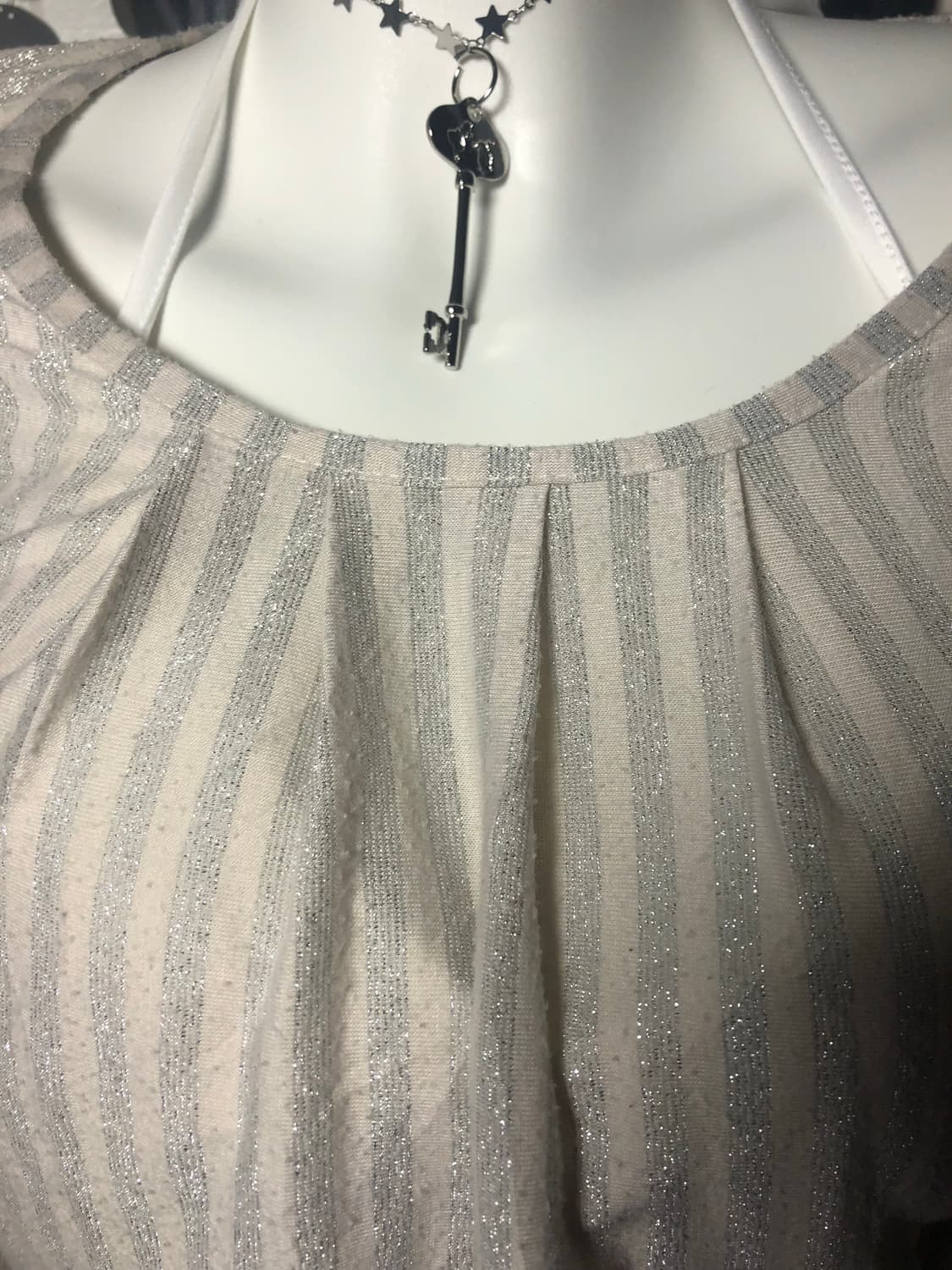 silver stripe top/ops 상품이미지3