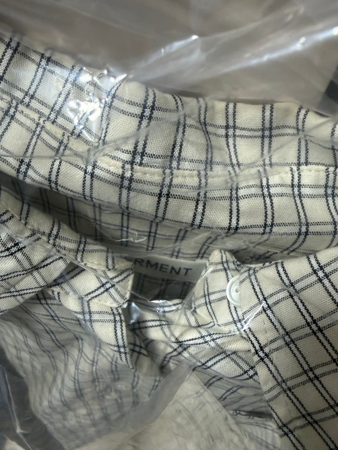 (1회착용) 헤더먼트 geek check shirts 셔츠 상품이미지9