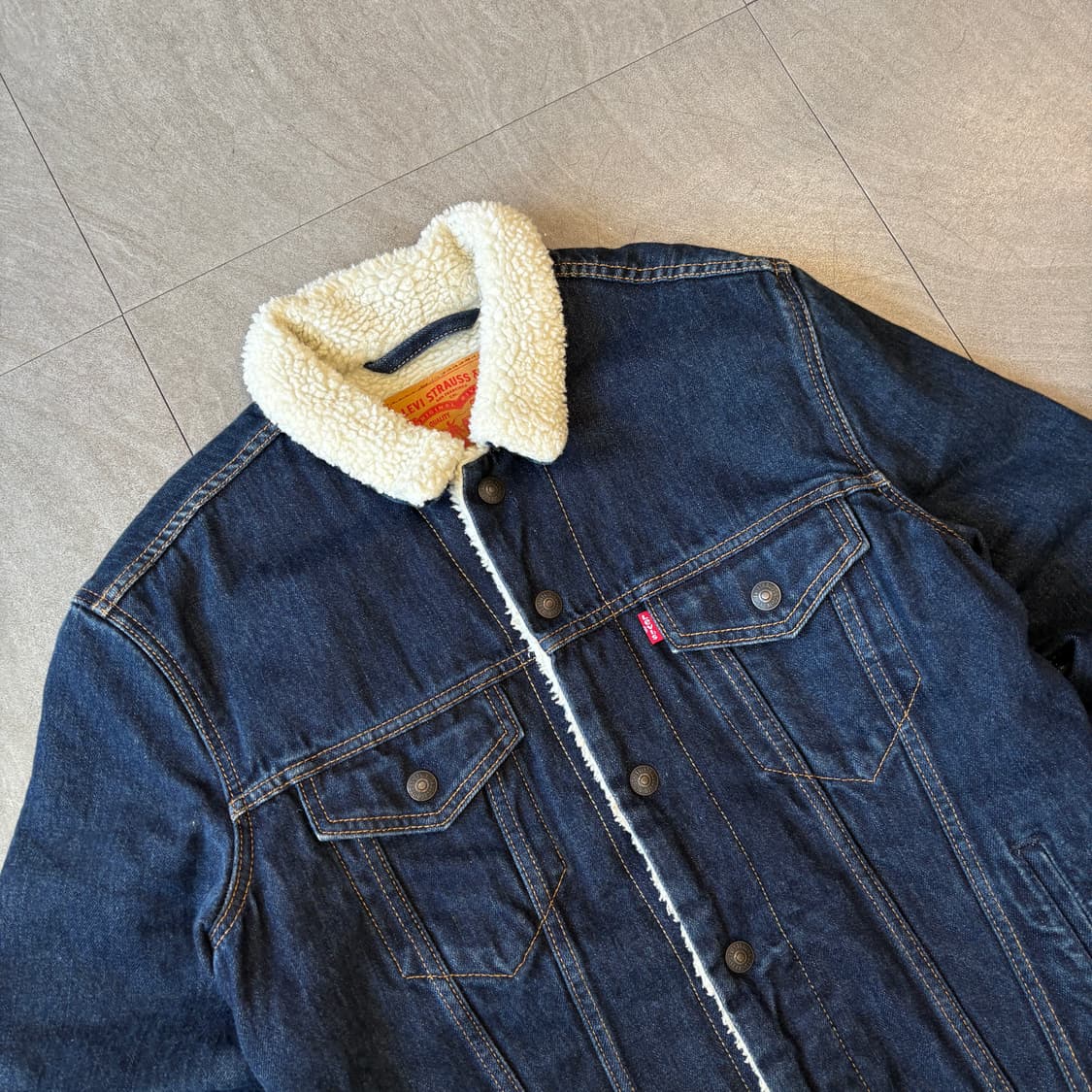 리바이스 정품 데님 쉐르파 자켓  상품이미지2