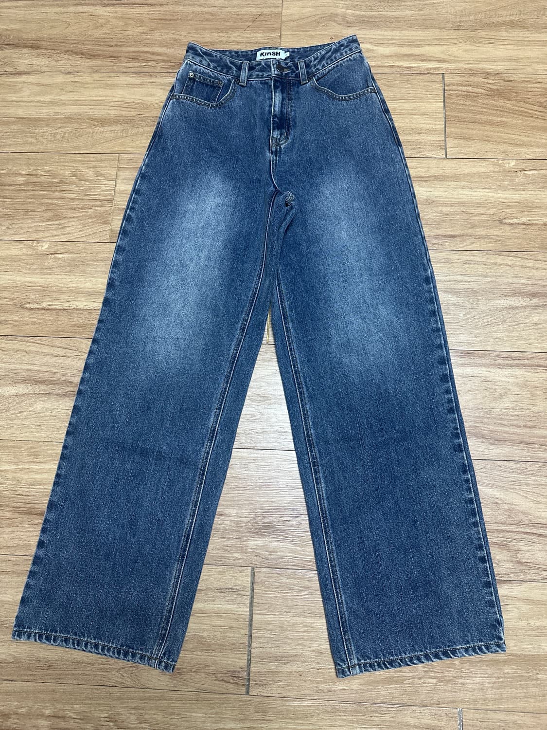 키르시 피그먼트 와이드 데님 팬츠 상품이미지4