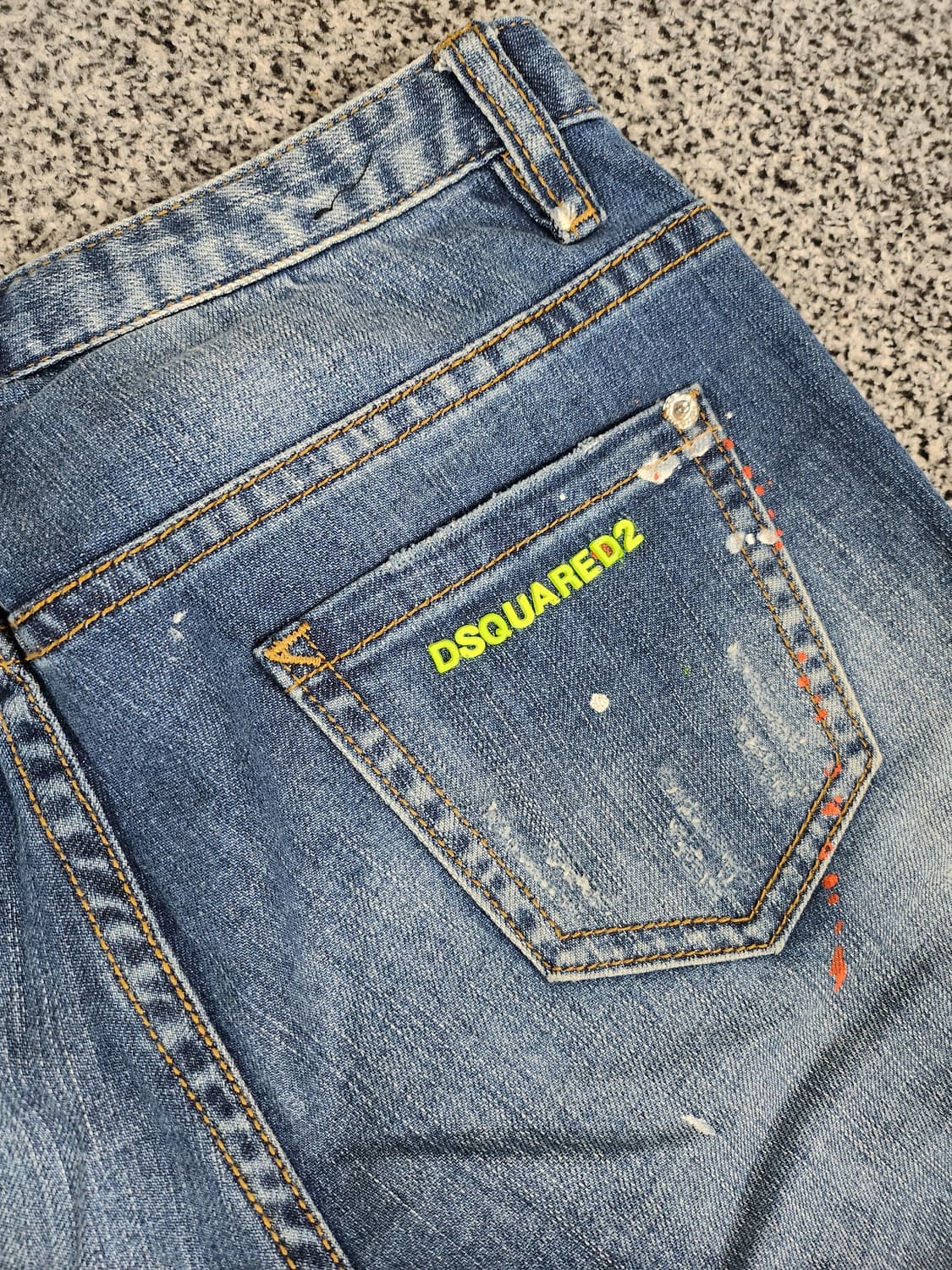 //디스퀘어드2 스타일 페인팅 워싱진 42 상품이미지6