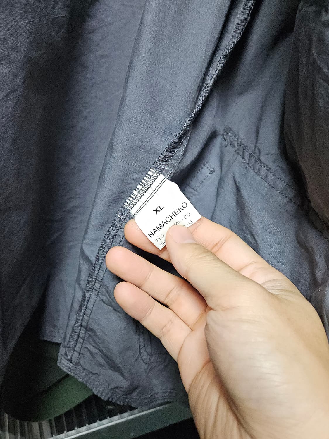 (XL) 나마체코 루폰 LUPON 자켓 그레이 상품이미지5