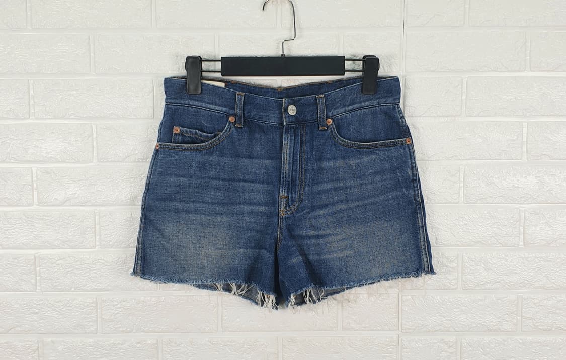 [26]구찌 정품 로즈 & GG 자수 데님 반바지 상품이미지3