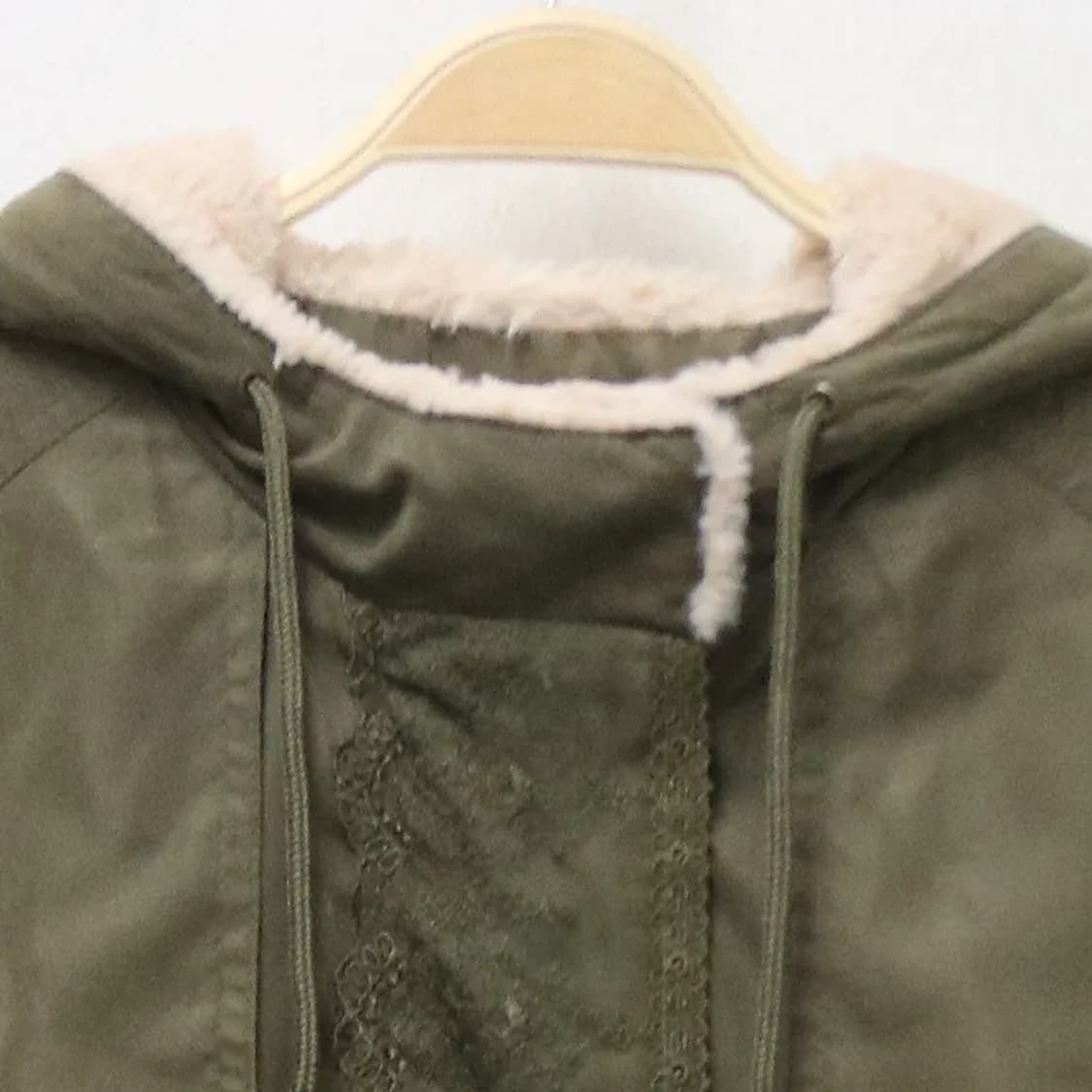 엑시즈팜 레이스 포인트 야상 자켓 61107 상품이미지3