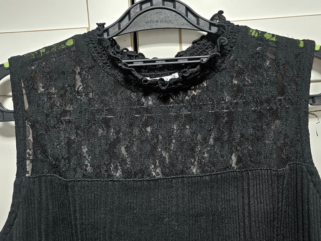 COLZA 레이스 슬리브리스 나시  상품이미지2