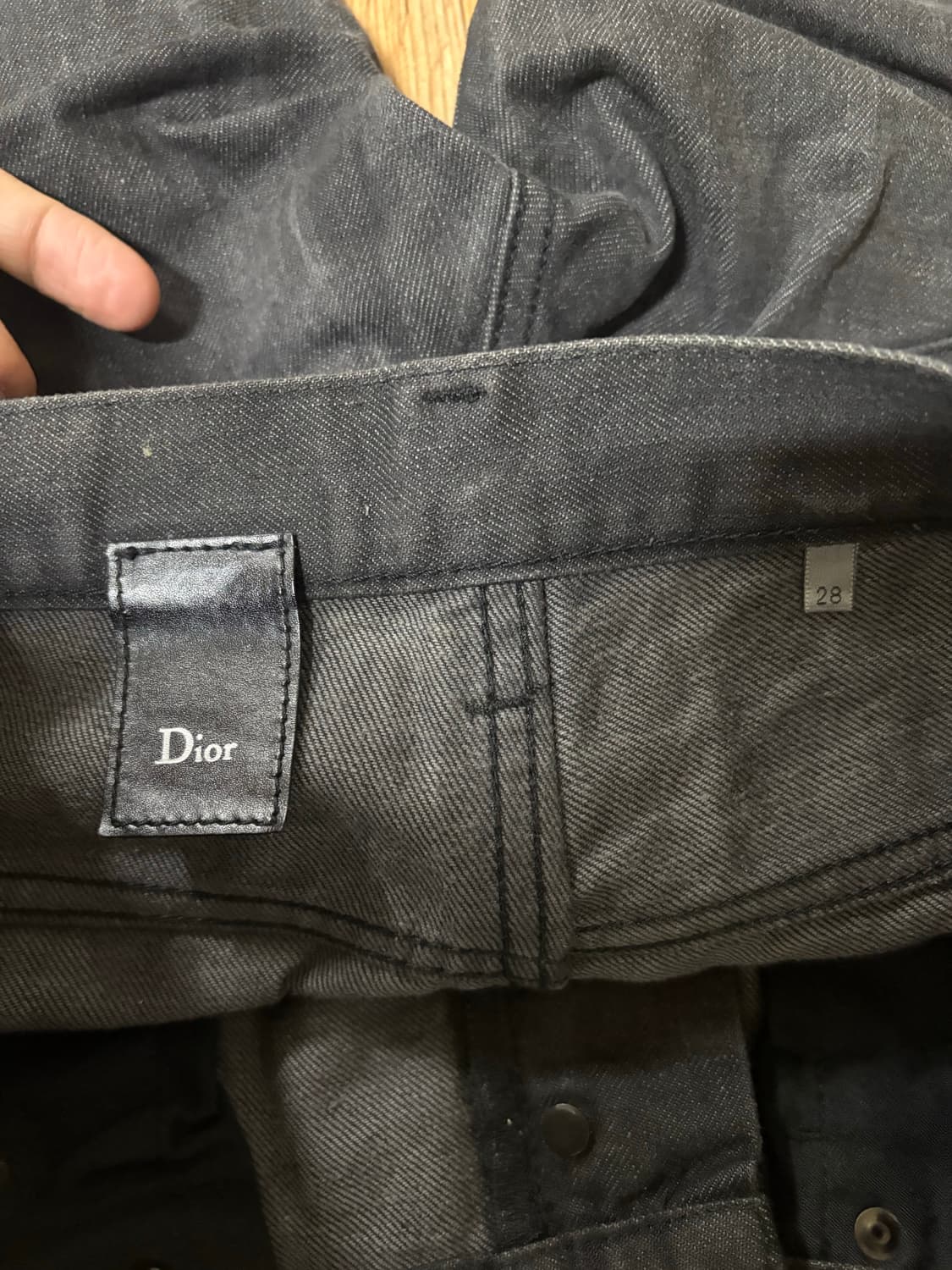 디올 옴므 블랙데님 28인치 상품이미지4