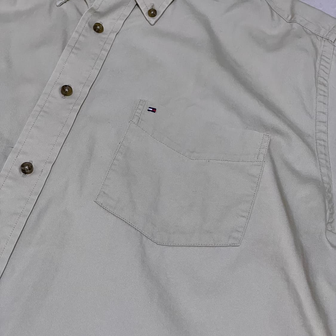 TOMMY 타미힐피거 라이트베이지 셔츠 상품이미지3