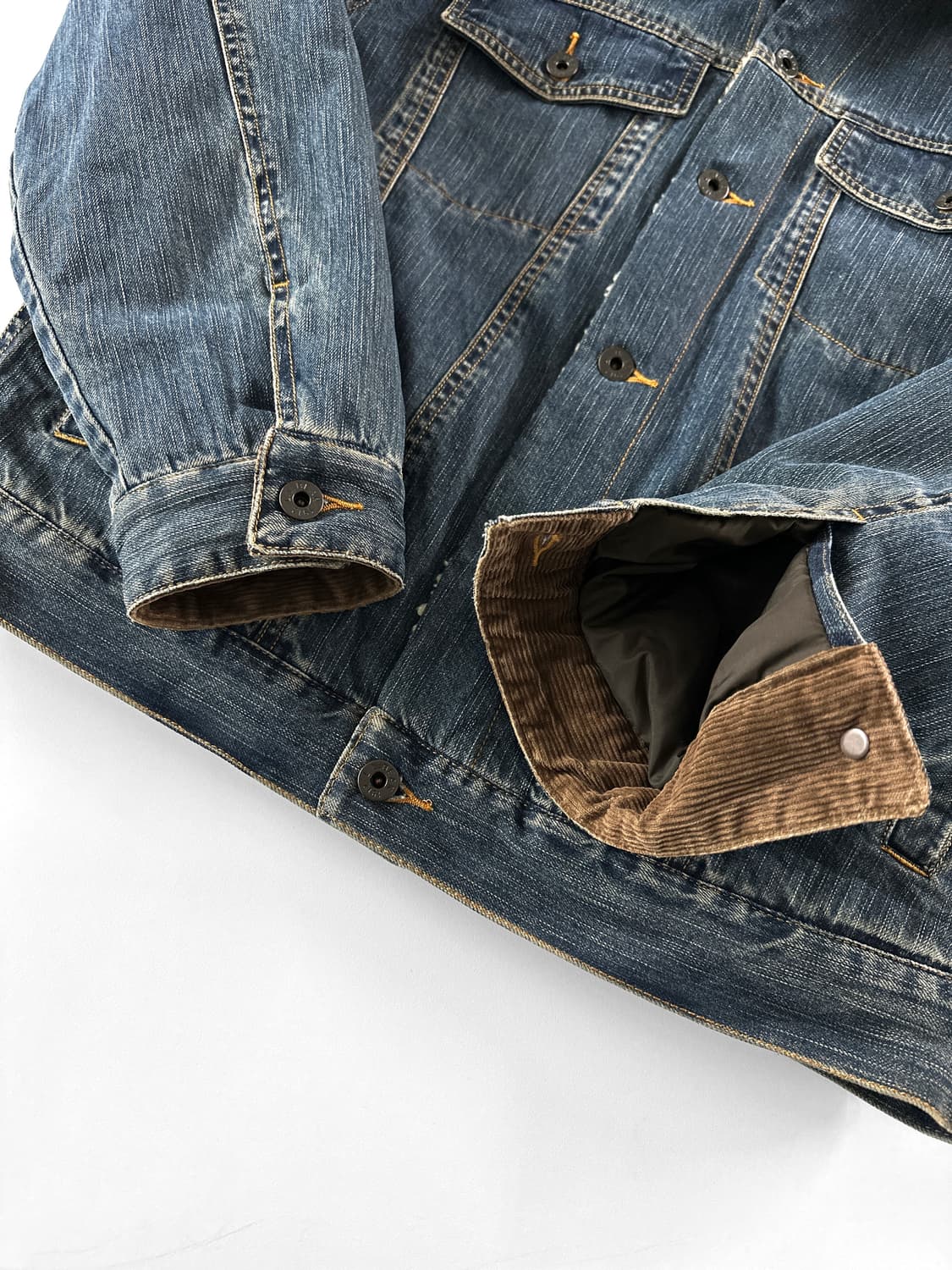 90~00s 빈티지 엘엘빈 쉐르파 데님 트러커 자켓 상품이미지8