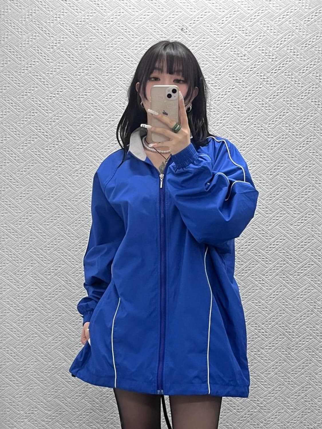 리복 올드스쿨 레트로 00's 스포티 바람막이 자켓 110 C11031 상품이미지2