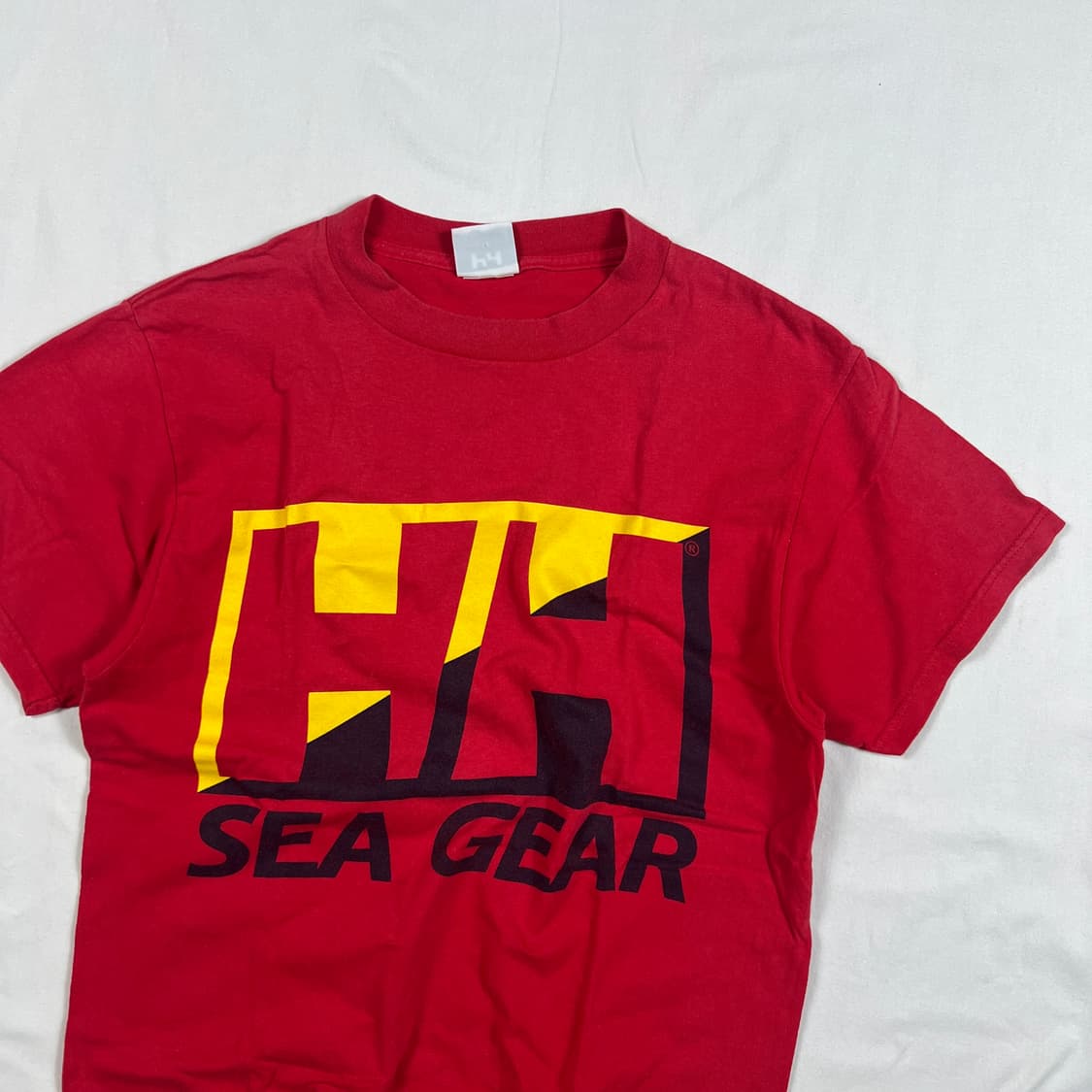 90‘s 헬리한센 sea gear hh 로고 반팔티 상품이미지2