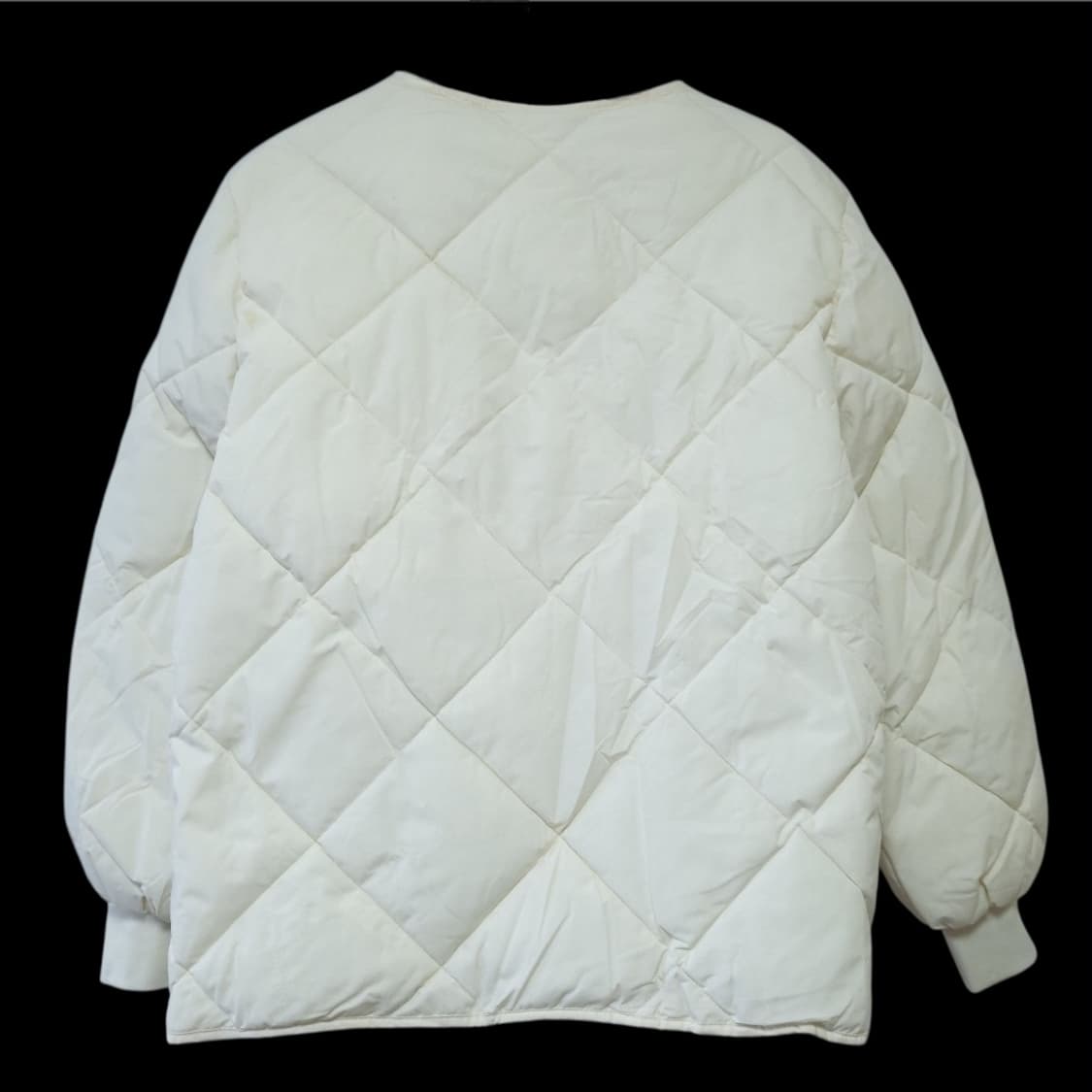 아이보리 경량패딩잠바 95-100 점퍼 상품이미지5
