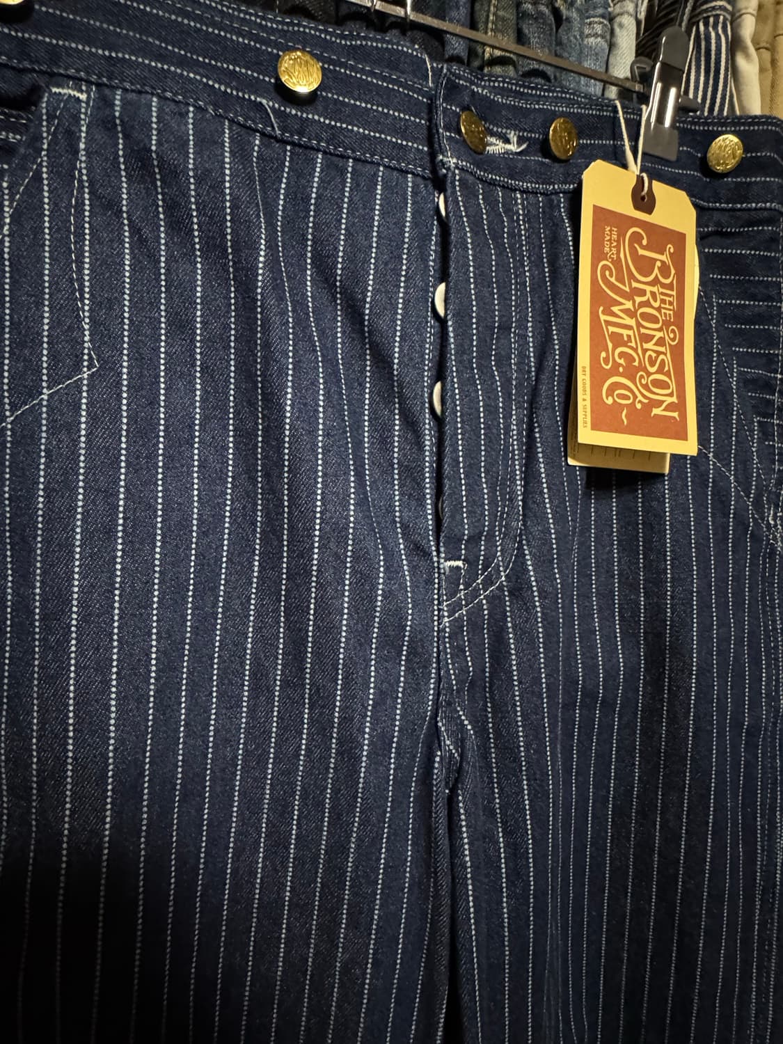 브론슨 논스탁 와바시 데님팬츠 30 새상품 상품이미지1