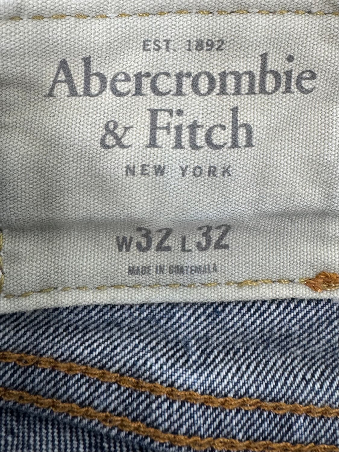 •아베크롬비 크랙워싱 슬림 스트레이트핏 데님 상품이미지10