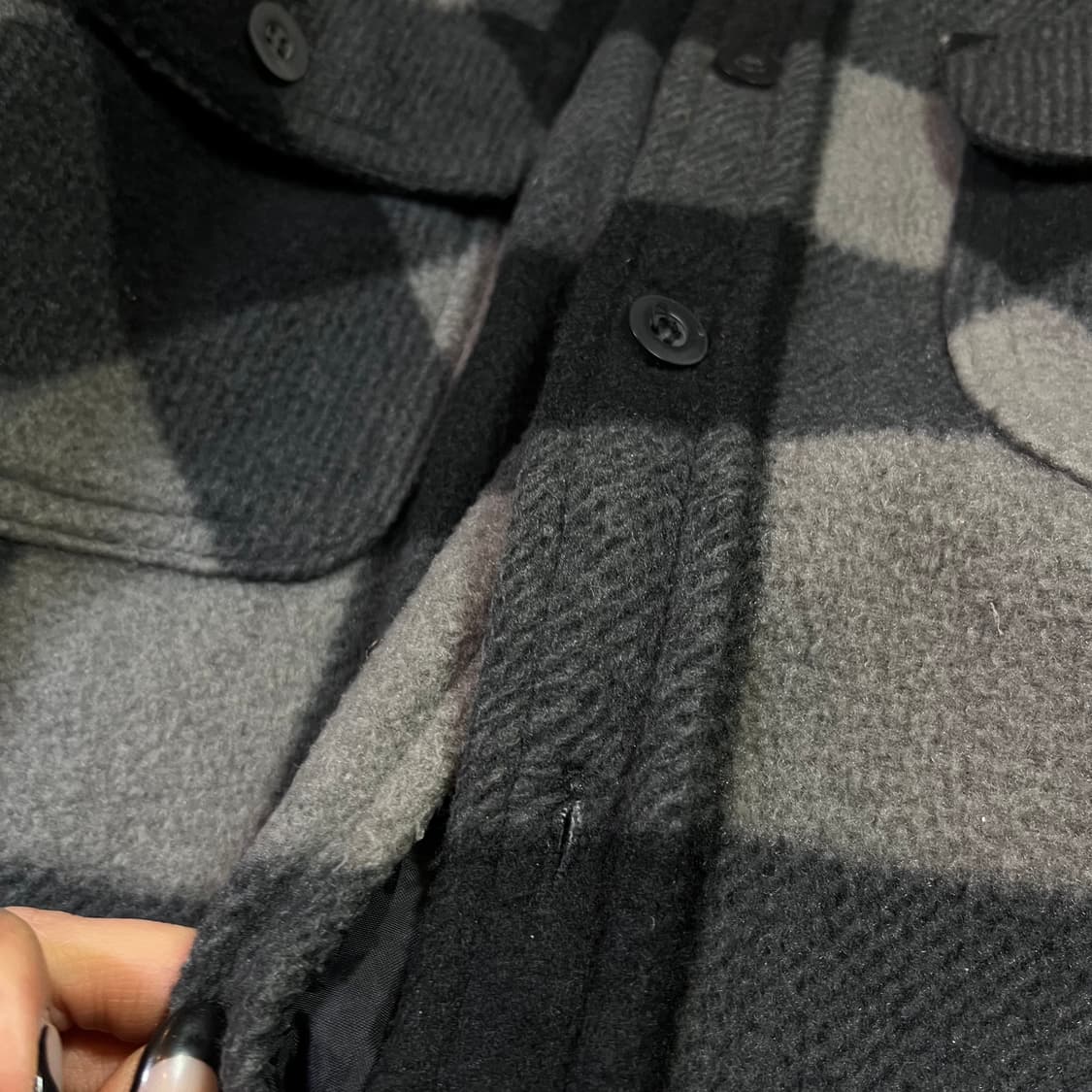 디키즈 타탄 체크 셔츠 누빔 플리스 자켓 상품이미지6